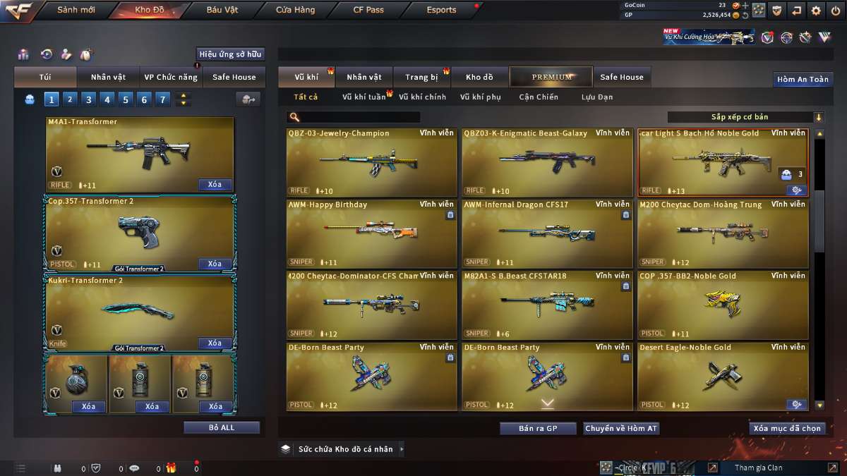 shop acc cf uy tin gia re